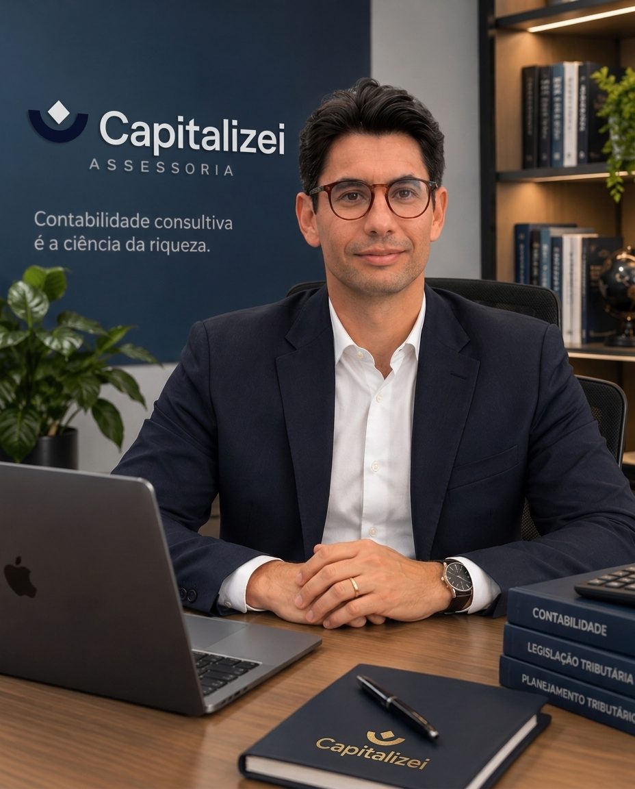 Equipe da Capitalizei Assessoria em reunião de consultoria contábil